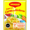 Sopa carne con verduras frontal