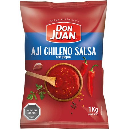 Ají chileno salsa con pepas