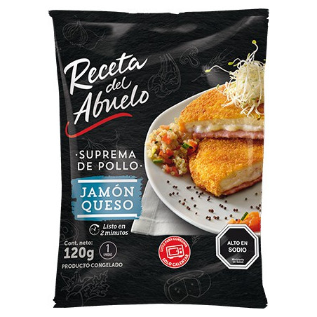 Suprema de pollo jamón queso