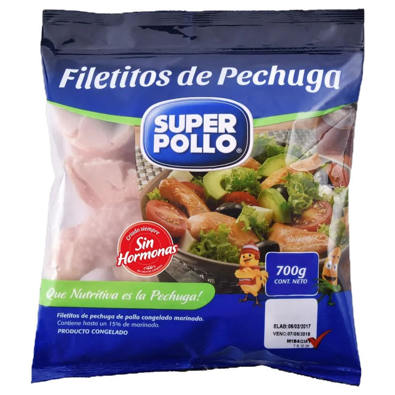 Filetitos de pechuga de pollo