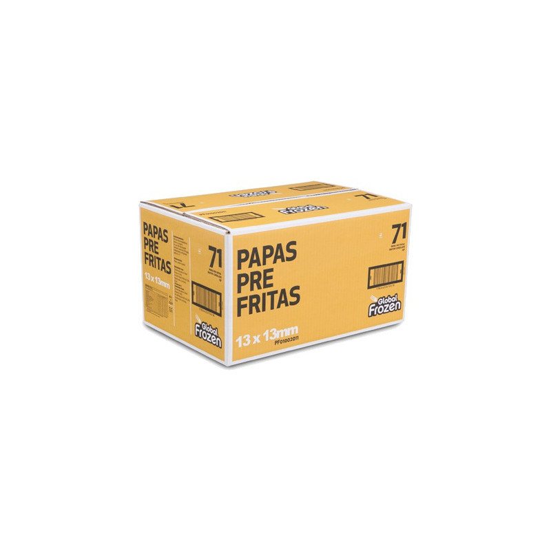 Caja papas prefritas Caja papas prefritas