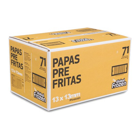 Caja papas prefritas