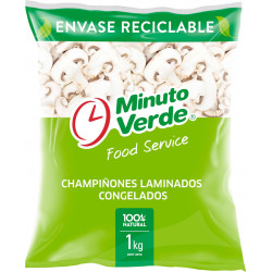 Champiñón laminado congelado