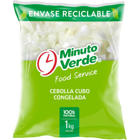 Cebolla cubo envase