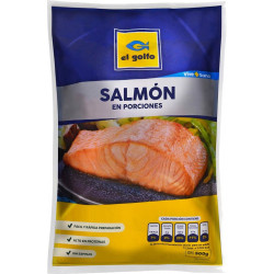 Salmón en porciones