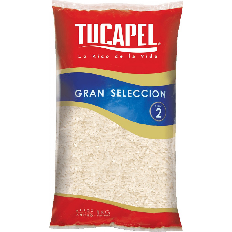 Arroz Grado 2 Ancho Gran Selección Tucapel 1 kg