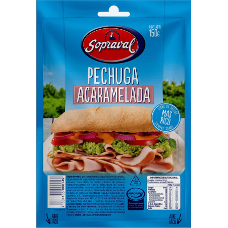 Pechuga de pavo acaramelada