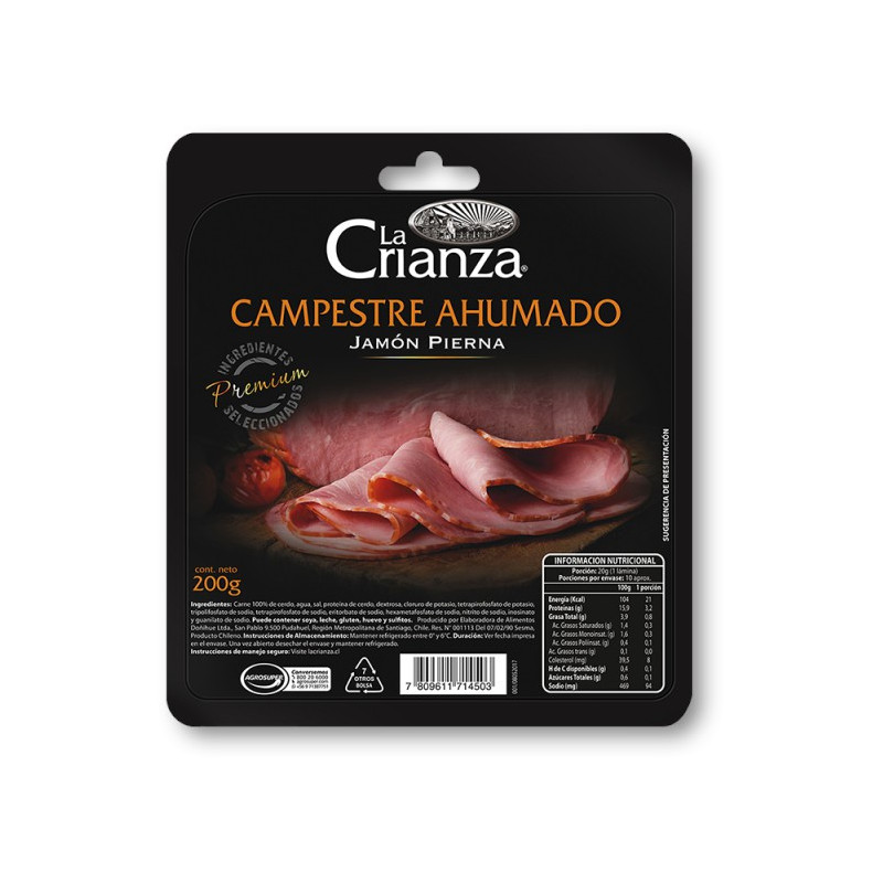 Jamón campestre ahumado