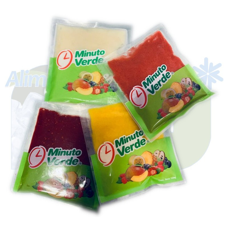 Sachets de pulpa jugo mix