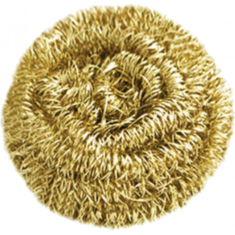 Esponja de espiral dorada metálica suit