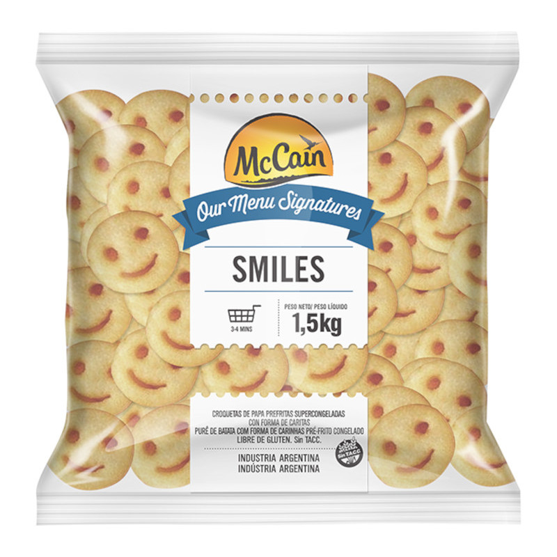 Croquetas de papas smile mccain